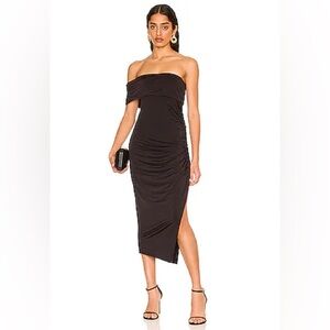 Majorelle Black Midi Dress - Medium
